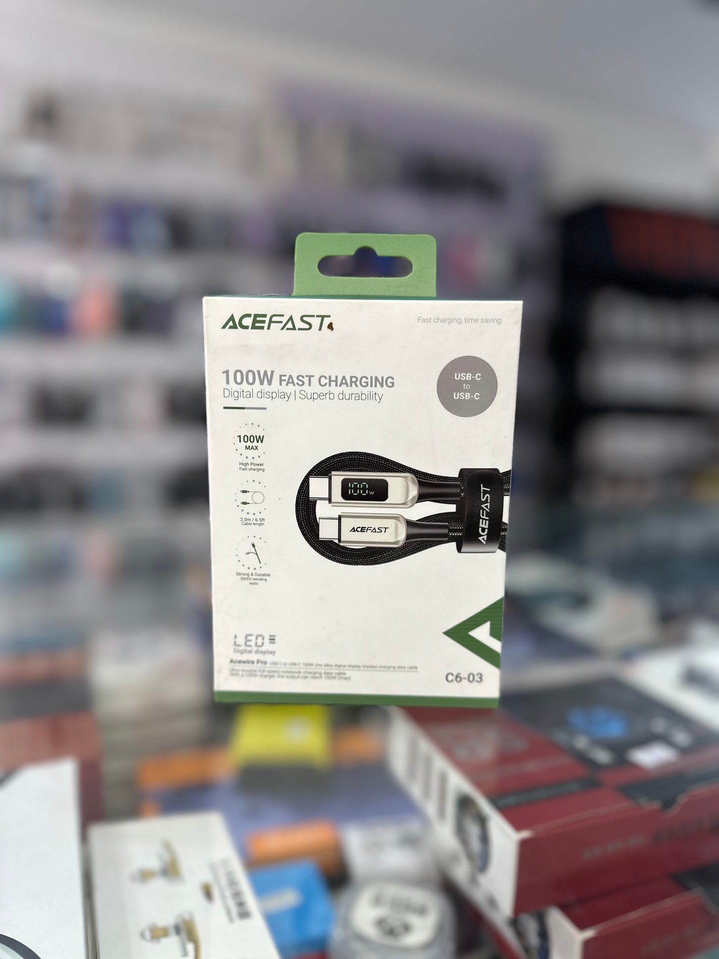 Acefast 100w usb c to usb c cable