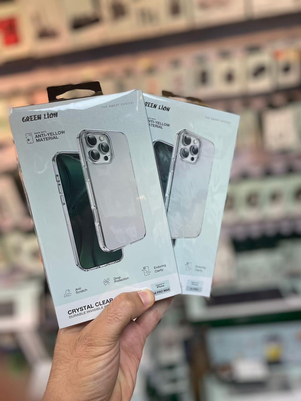 Greenlion crystal clear case