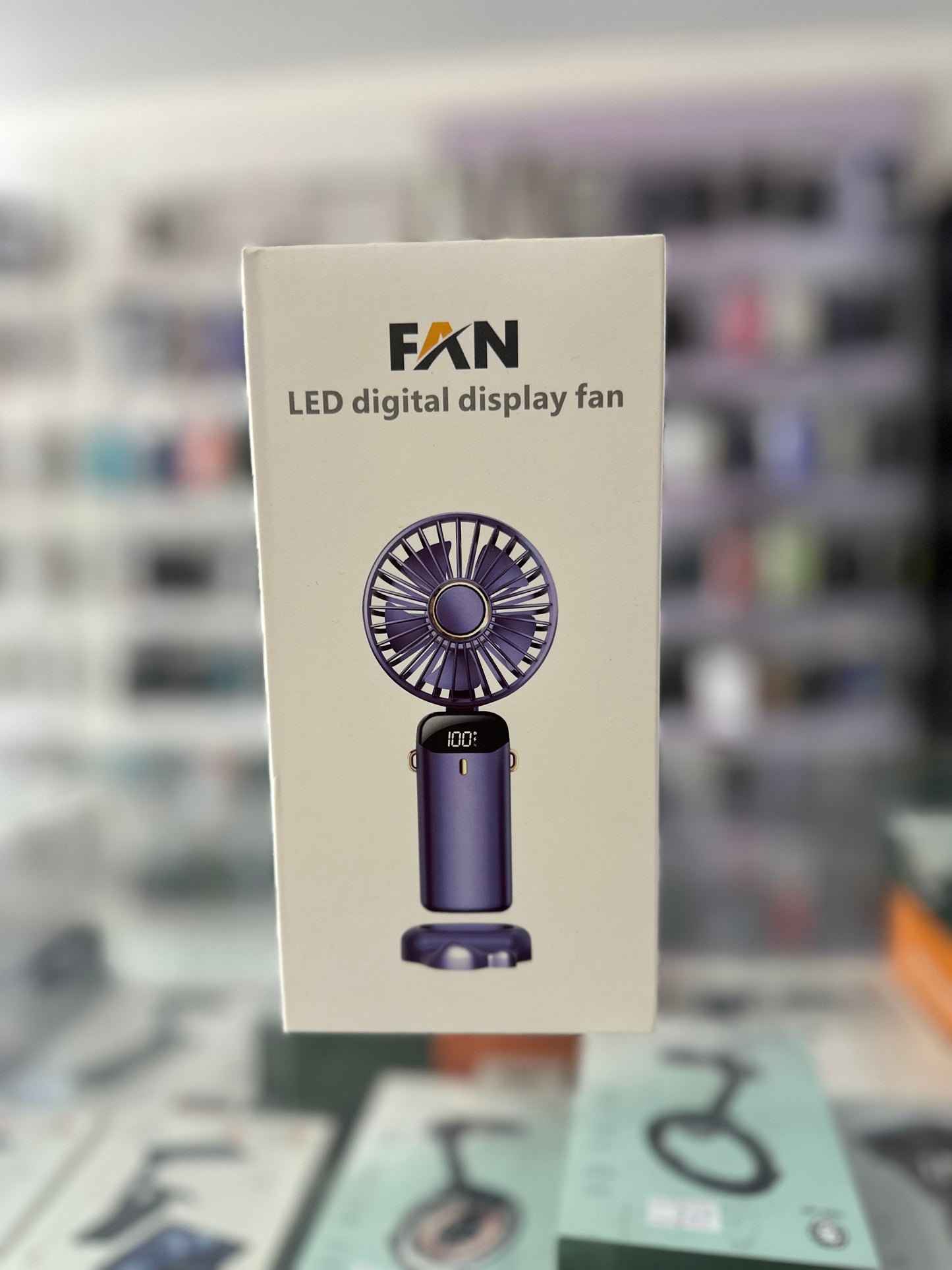 Fan: led digital display