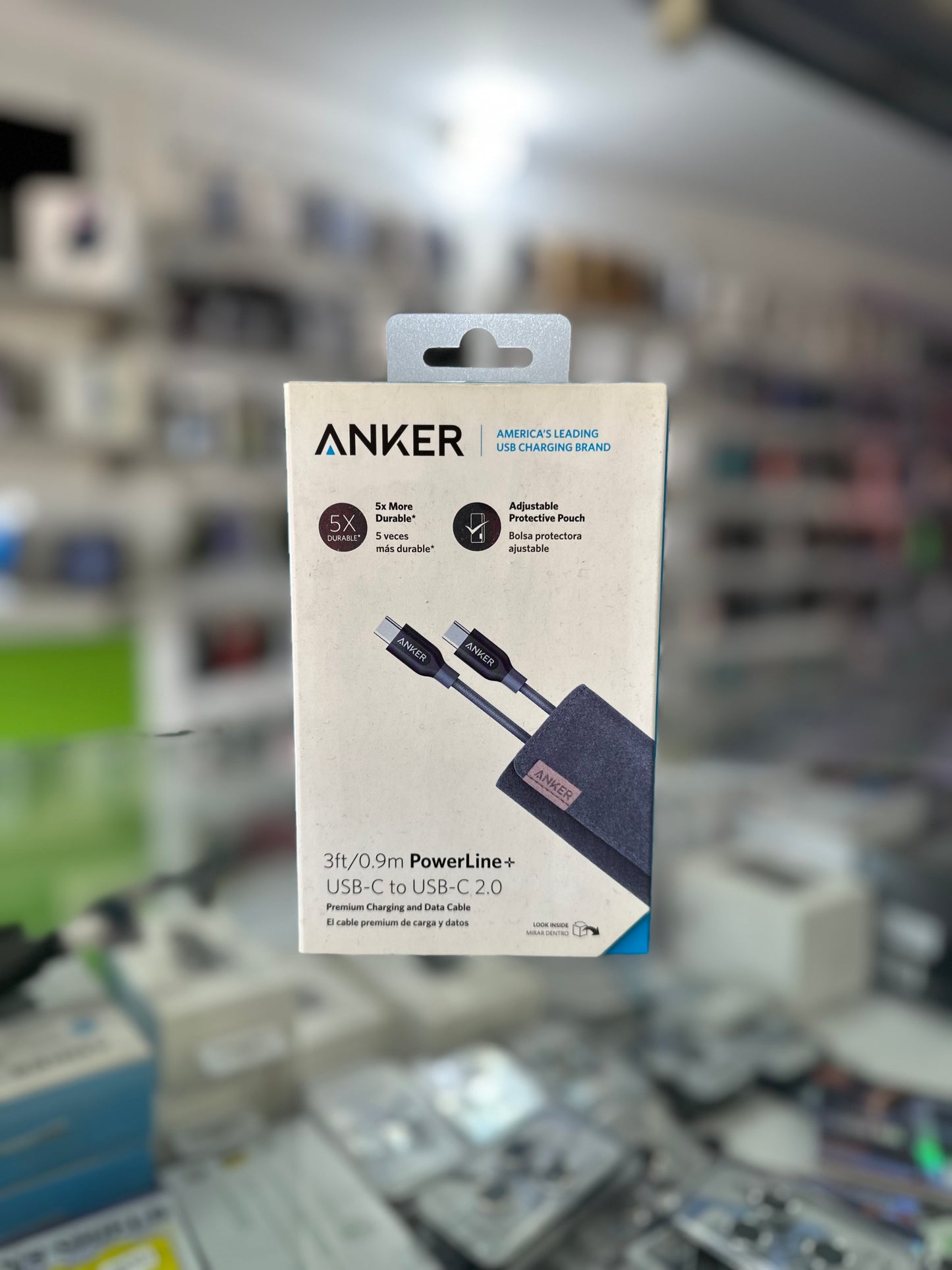 Anker usb-c to usb-c cable with pouch