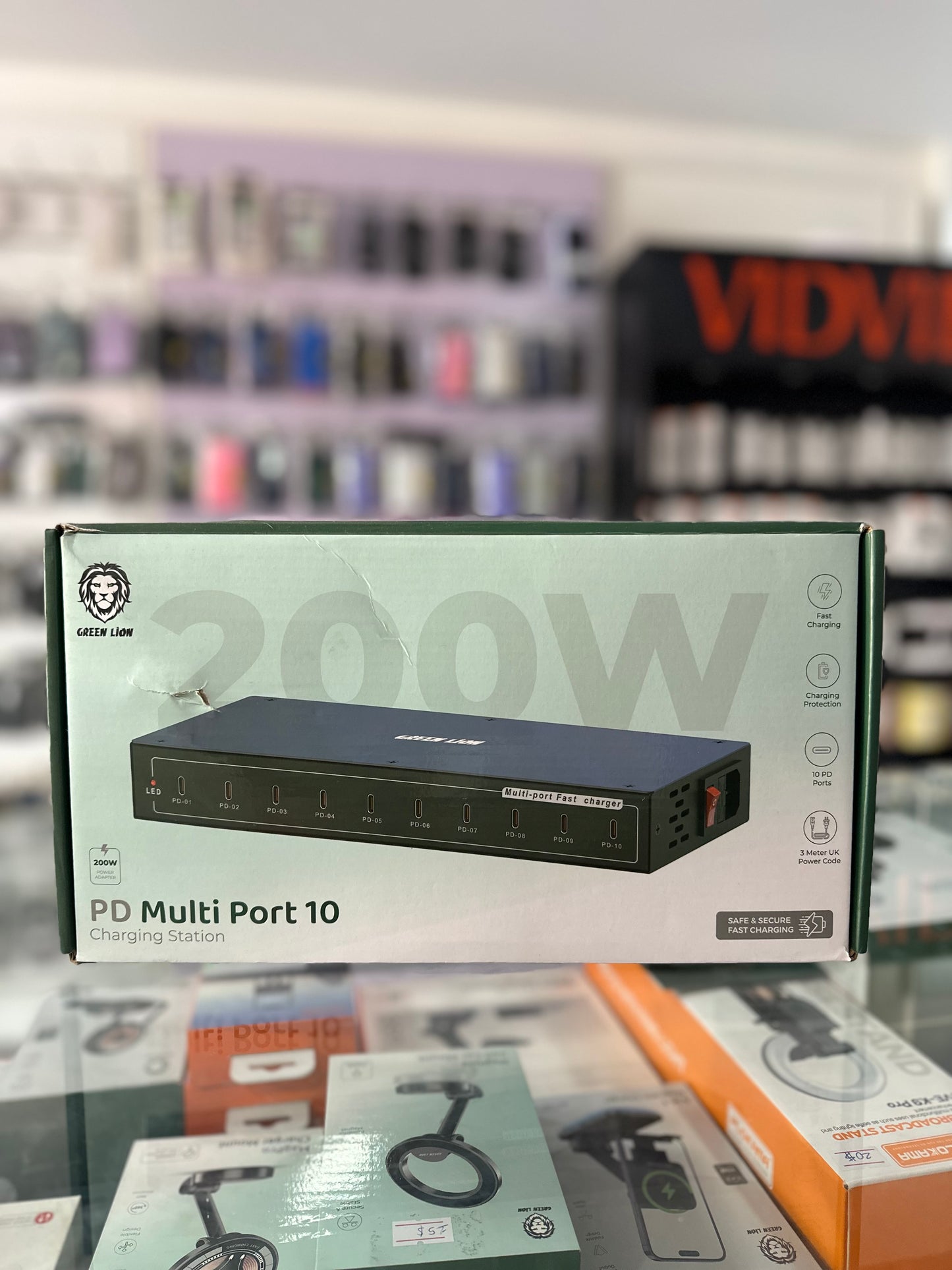 Greenlion pd multiport charging station