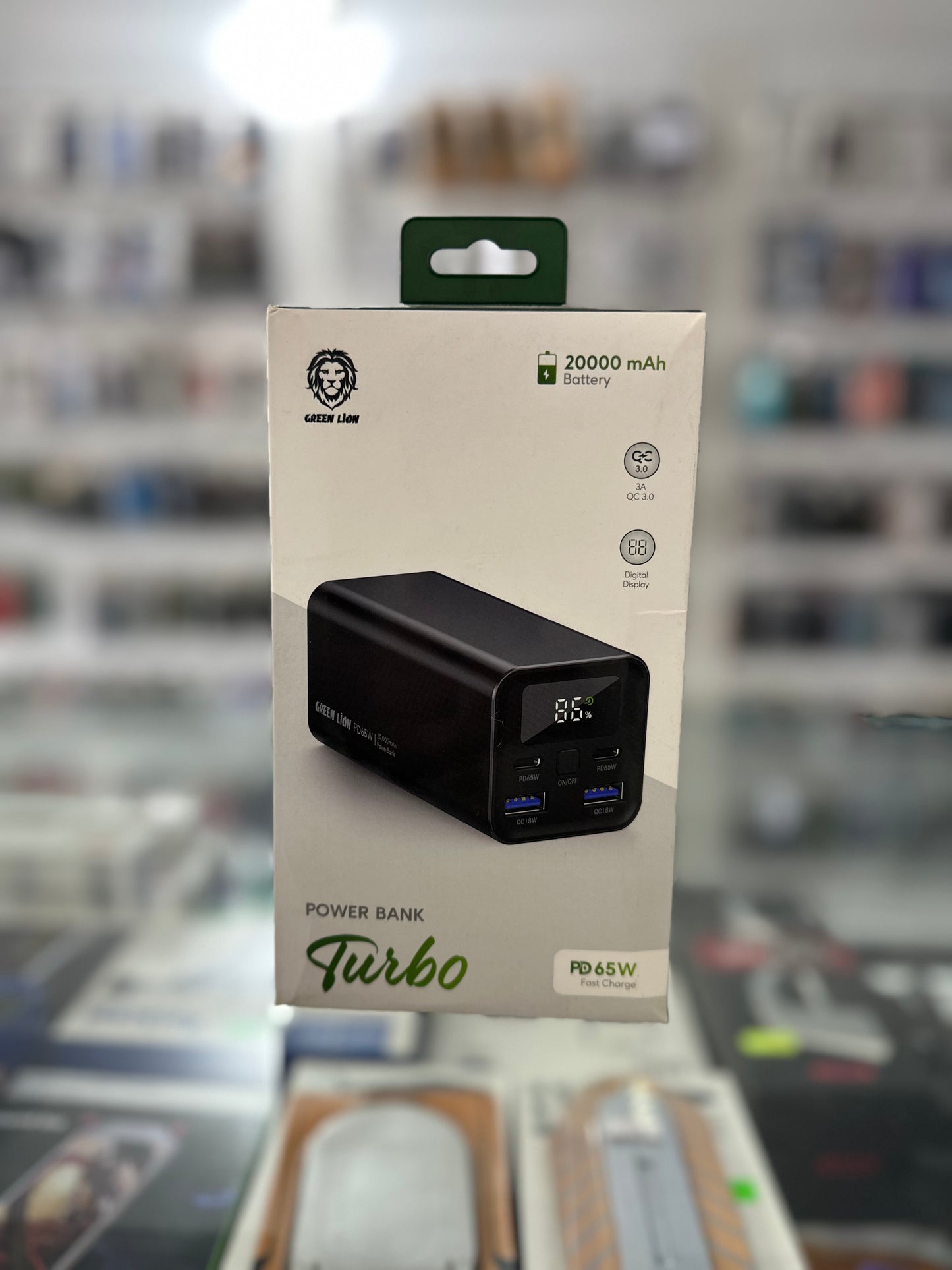 Greenlion turbo power bank 65w