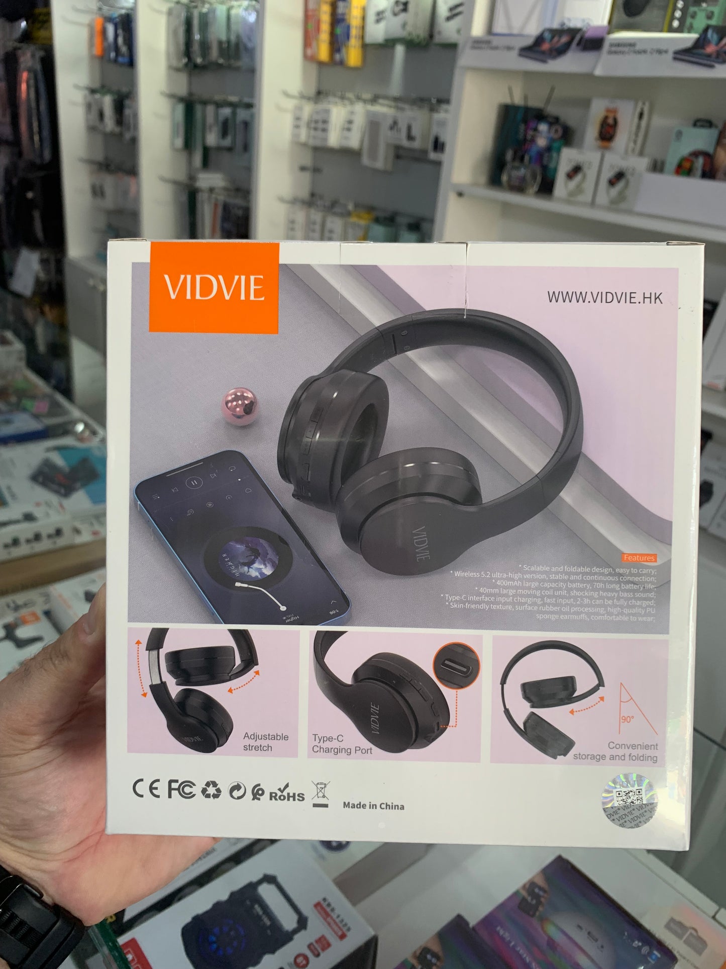 Vidvie bbh2109 wireless headphone