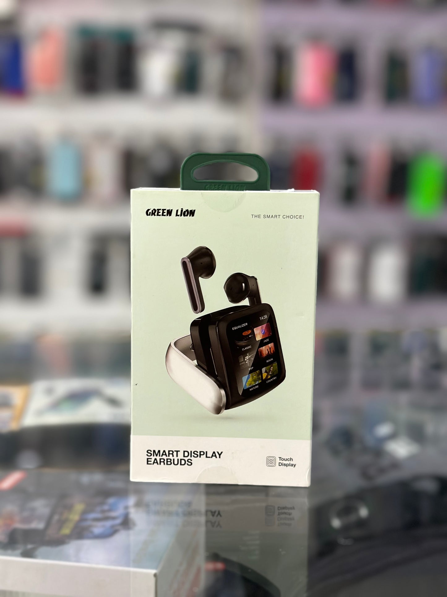 Greenlion smart display earbuds