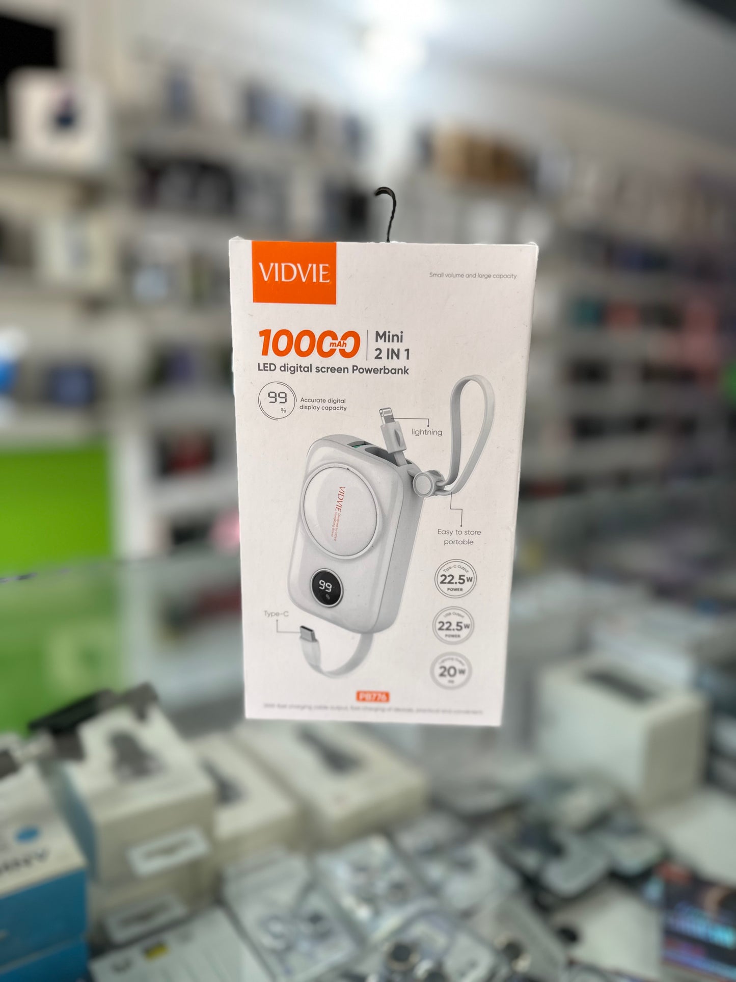 Vidvie mini 2 in 1 powerbank