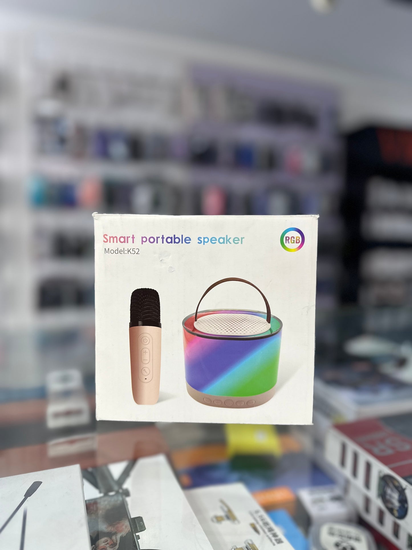 Smart portable karaoke speaker