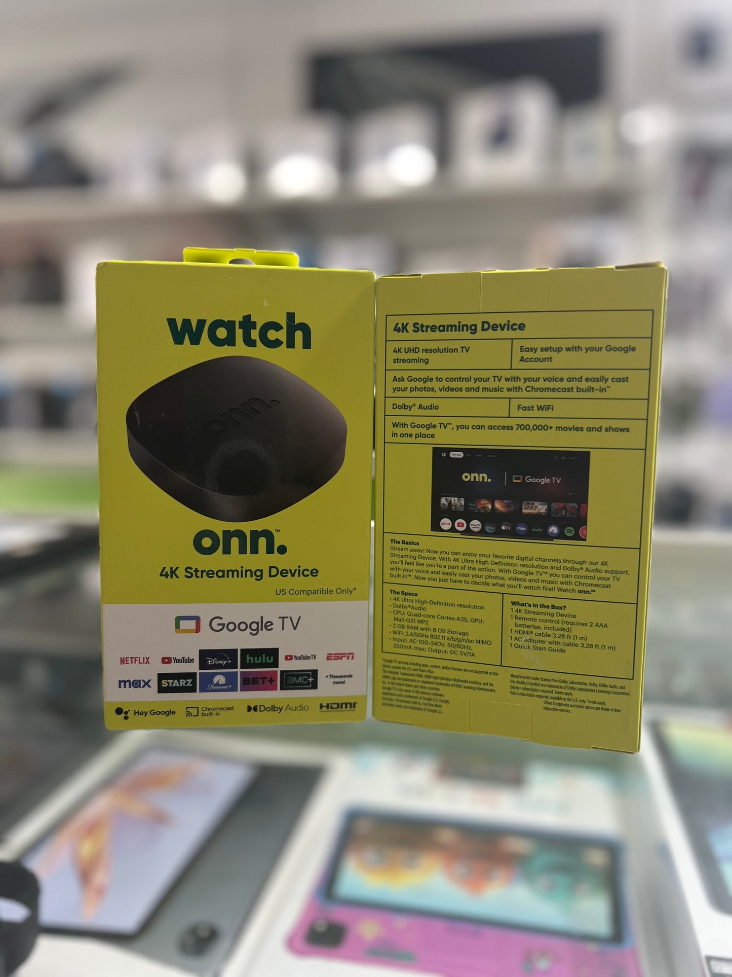 Watch onn 4k streaming tv box