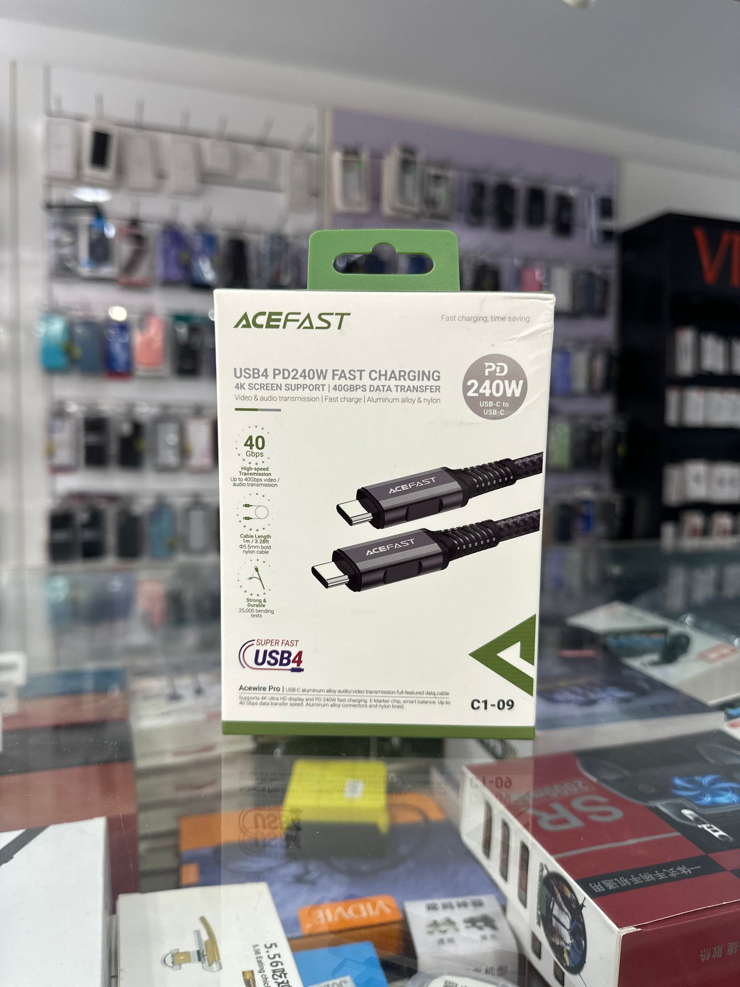 Acefast pd 240w fast charging cable