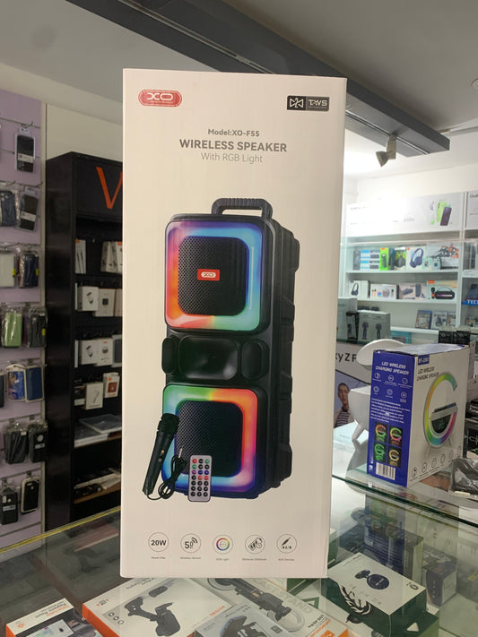 Xo wireless speaker with microphone xo-f55