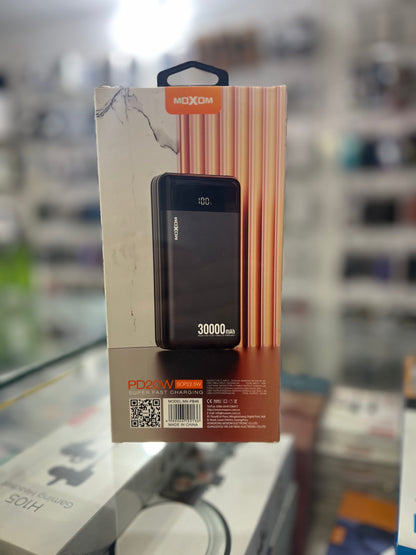 Moxom 30000mAh powerbank pd20w fast charging