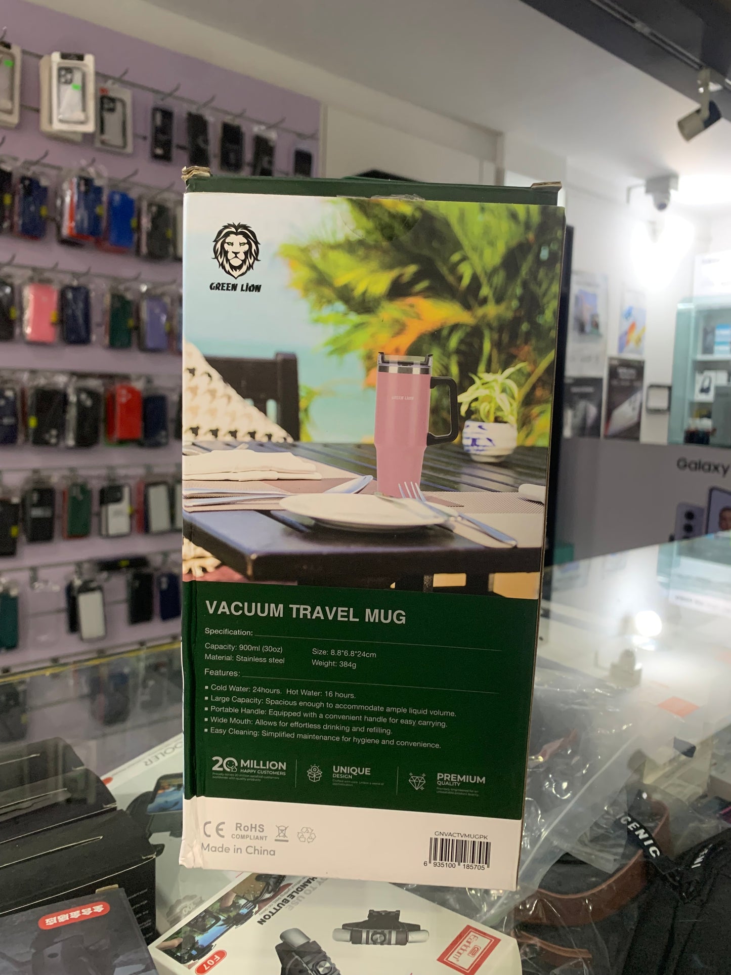 Greenlion vacuum travel mug