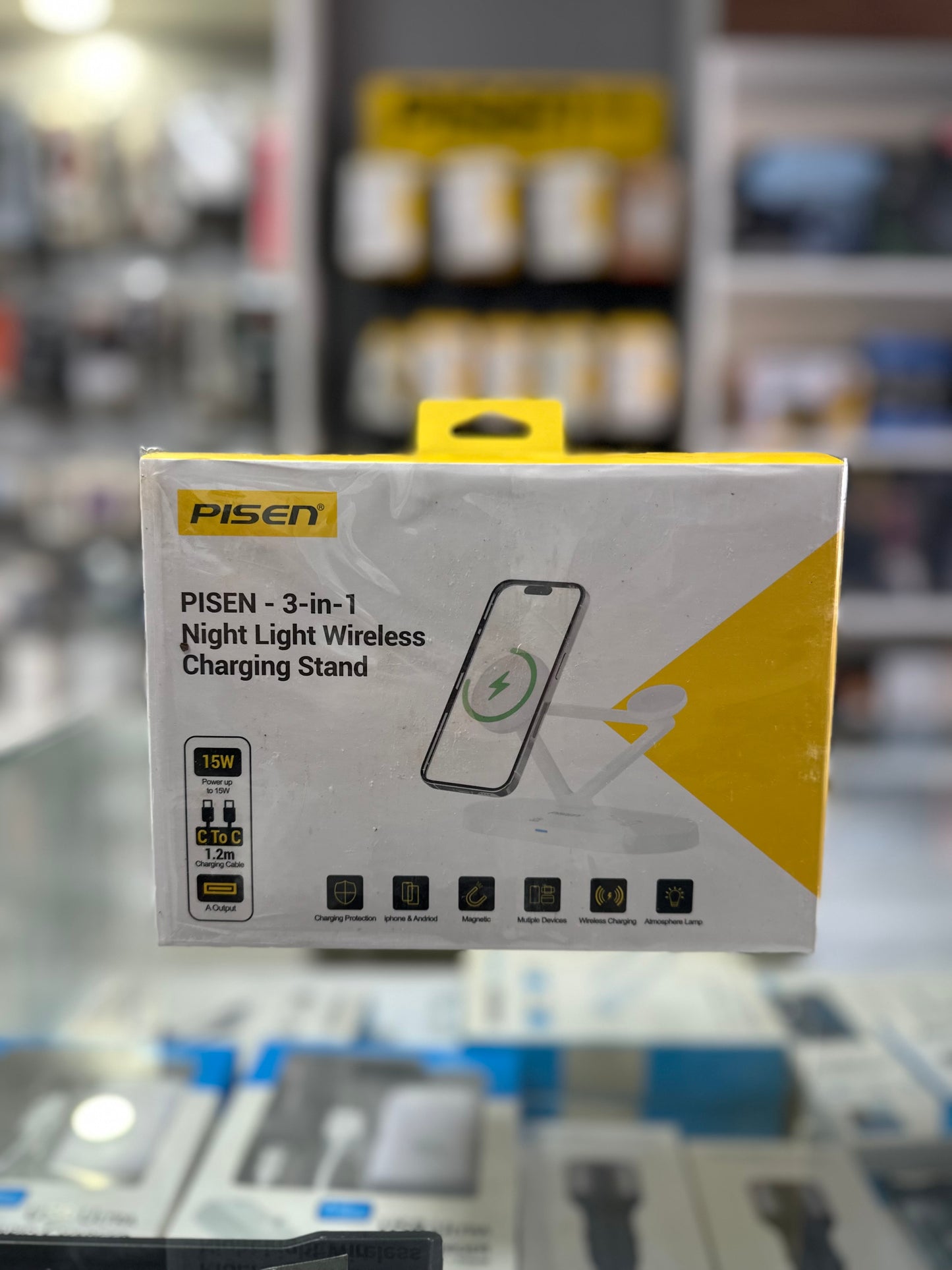 Pisen 3 in 1 wireless charging stand