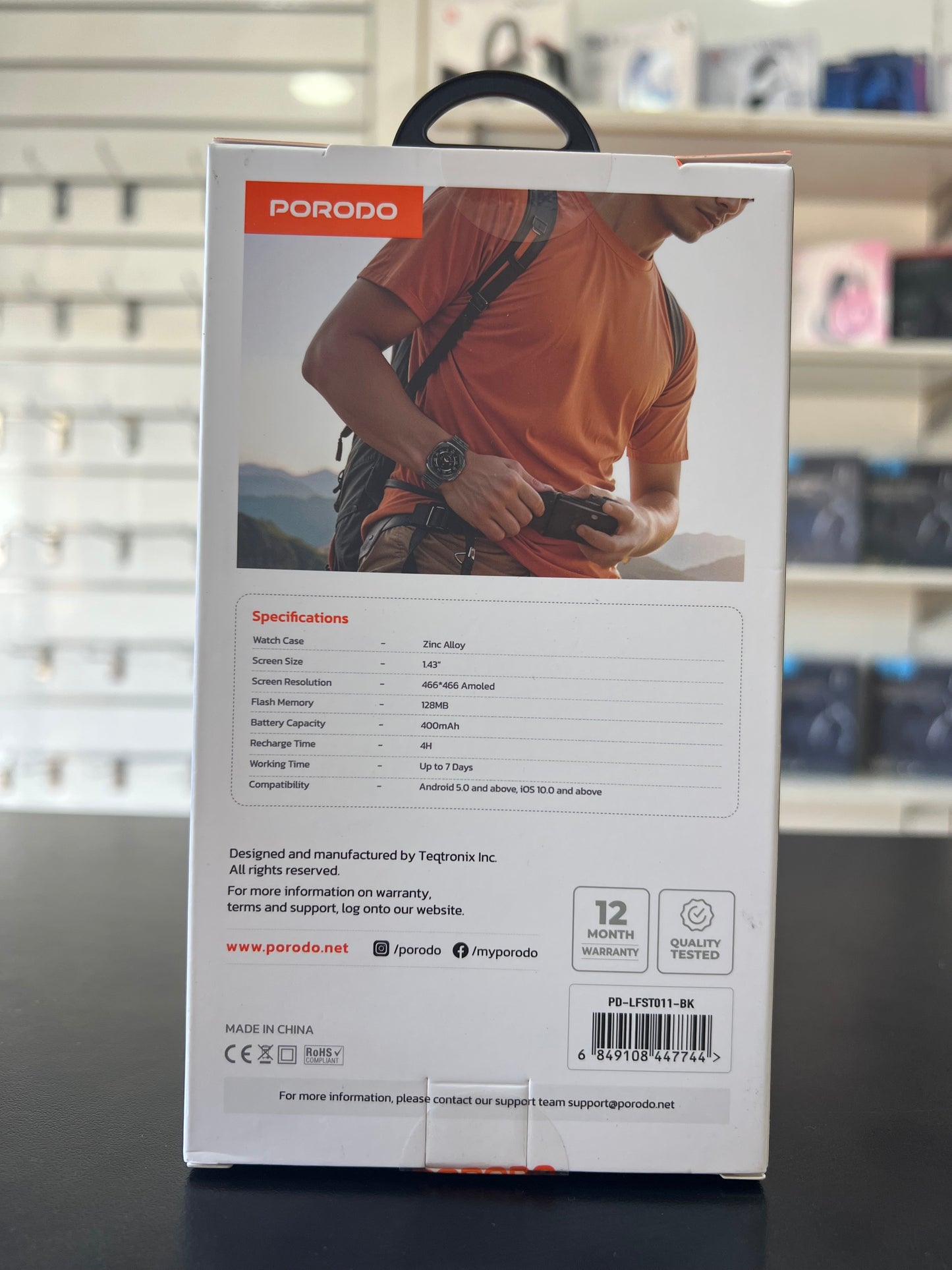 Porodo voyager smart watch